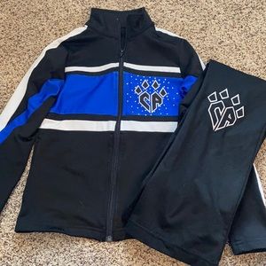 VARSITY SPIRIT CHEER ATHLETICS JACKET & PANT YS